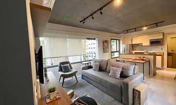 Imagem 4: Apartamento 48m2 com 1 dormitório, mobiliado completo, sem vaga