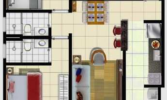 Imagem 2: Apto. 2 dts ( 1 suite ) NOVO - Parque Industrial / SJC