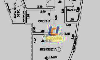 Imagem 6: Apartamento com 2 dormitórios para alugar, 79 m² por R$ 2.310,00/mês - Vila Assunção - San