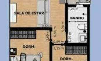 Imagem 2: Apartamento com 2 dormitórios à venda, 43 m² por R$ 307.400,00 - Jardim Alvorada - Santo A