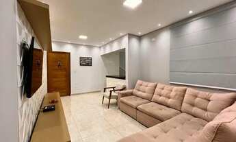 Imagem 7: Cobertura duplex possui 180m2 com 3 dormitórios c/Suíte, 3 vagas, Mobiliado - Santo André