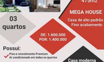 Imagem 1: Arniqueira: Top House 3qtos/2sts, td.planej, ALTO PADRAO MESMO! 475m2, Exc.cond/localiz (I