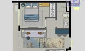 Imagem: Apartamento com 1 dormitório à venda