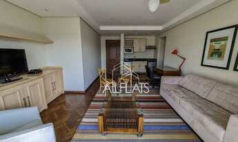 Imagem: Flat com 1 dormitório para alugar, 52 m²