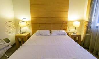 Imagem 4: Flat em Congonhas para hospedagem, andar alto. Com entrada imediata e sem fiador!