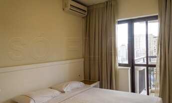 Imagem 3: Flat para locação no Itaim, com fácil acesso as principais vias de São Paulo