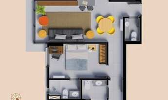 Imagem 6: Ouro Branco VI - Aptos Tipo e Coberturas Lineares - Águas Claras