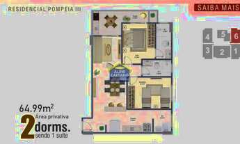 Imagem 7: Apart 2 dorms, Ocian, Entrada R$ 35 Mil, JGA971