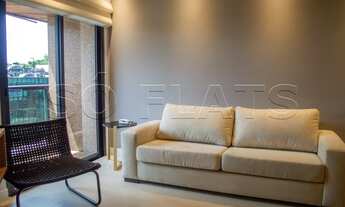 Imagem 6: Flat no Itaim Bibi para Locação proximo a Av. Faria Lima, 9 de Julho e Av. Europa. 1x dorm