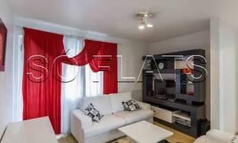 Imagem 3: Flat com 1 dorm e 1 vaga nos Jardins para locação com entrada imediata