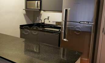 Imagem 4: Flat de alto padrão na Vila Olímpia disponível locação com 42m² e 1 dormitório