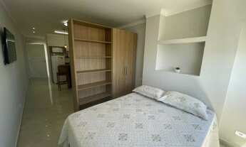 Imagem 4: Kit net na praia de pitangueiras, com vaga de garagem, acomodação para 3 pessoas