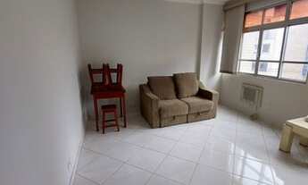 Imagem 2: Apartamento sala Living mobiliado na Ponta da Praia em Santos/SP