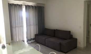 Imagem 4: Apartamento para aluguel com 50m², semi mobiliado, andar alto, varanda com vidro - Hit Alp
