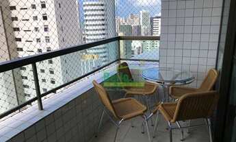 Imagem 2: Apartamento com 3 dormitórios para alugar, 119 m² por R$ 4.600,00/mês - Boa Viagem - Recif