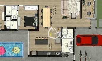 Imagem 2: Casa com 3 dormitórios à venda, 170 m² por R$ 1.500.000,00 - Residencial Club Portinari