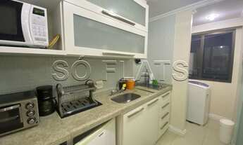 Imagem 6: Flat reformado disponível para locação na Vila Olímpia com 48m², 1 vaga e 2 dorm