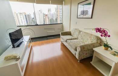 Imagem 3: Flat no Morumbi Business contendo 34m² 1 dormitório 1 vaga para locação. Com entrada imedi