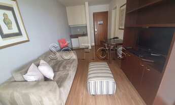 Imagem 7: Flat mobiliado com 1 dormitório com 36m² com cozinha americana próximo da Av. JK