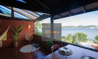 Imagem 3: Casa de luxo com 3 suítes e vista panorâmica e permanente para Lagoa da Conceição