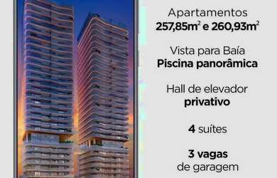 Imagem 6: Real Towers Belém: plantas amplas de 257m² a 260m², vista livre, áreas de lazer e localiza