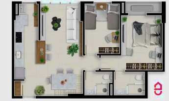 Imagem 3: Primus Parque - 63m² (2Q sendo 1 Suíte) em Vila Rosa - Goiânia - GO