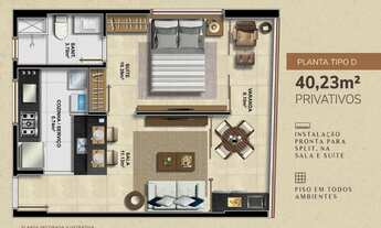 Imagem 4: GRAÇA PRIME 1/4 SUÍTE VARANDA NASCENTE NOVO PRONTO PRA MORAR NO MELHOR DO BAIRRO DA GRAÇA