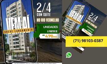 Imagem 2: Apartamento para venda tem 57 metros quadrados com 2 quartos em Rio Vermelho - Salvador