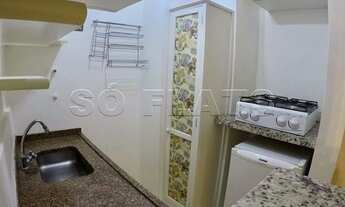 Imagem 2: EDIFÍCIO PAULISTANIA - Flat de 42m² mobiliado com 1 dormitório com quarto e sala separado