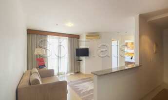 Imagem 2: Flat disponível para locação na Vila Olímpia mobiliado com 2 dormitórios próximo da Av Ban