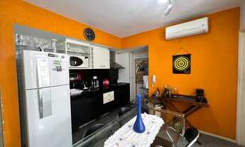 Imagem 4: Apartamento, quarto e sala mobiliado, vista para o mar, na 2º quadra da Ponta Verde para a