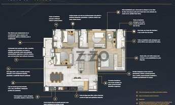 Imagem 7: Apartamento com 3 dormitórios à venda, 83 m² por R$ 869.654,31 - Royal Park - São José dos