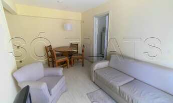 Imagem 3: Flat para locação no Roma Palace contendo 49m², 1 dormitório e 1 vaga de garagem