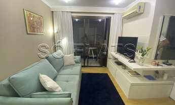 Imagem 4: Flat reformado disponível para locação na Vila Olímpia com 48m², 1 vaga e 2 dorm