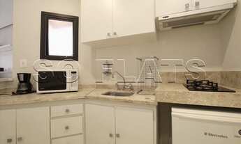 Imagem 6: Lindo flat no Itaim Bibi para locação muito próximo da Av Brig. Faria Lima e Av 9 de Julho