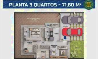 Imagem 4: 114/VENDO CASAS DE 3 QUARTOS EM CONDOMINIO FECHADO NO TURU,RESTAM APENAS 16 UNIDADES