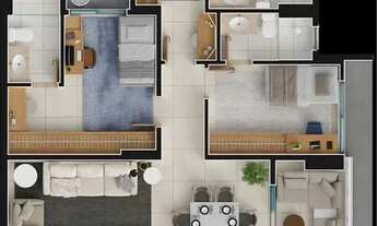 Imagem 5: Ágio Varandas Flamboyant 103 m2 - 15° andar - Nascente/Vista livre