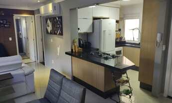 Imagem 7: Apartamento com 2 suítes e 2 vagas de garagem, sala ampla anexa a uma varanda gourmet. Con