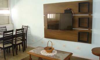 Imagem 2: P0669 - Apartamento para aluguel Mobiliado com 1 quarto na praia do Boqueirão - Santos - S