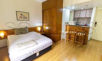 Imagem: Flat QI 30m² 1 dorm 1 vaga em Moema para