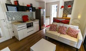 Imagem 2: Lindo apartamento mobiliado e equipado nos Jardins, locação sem burocracia