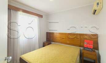 Imagem 6: Flat na Vila Olímpia mobiliado com 2 dormitórios próximo da Avenida Bandeirantes