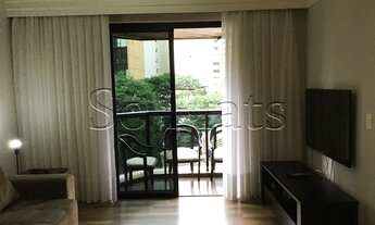 Imagem 3: Flat com 1 dormitório próximo da Avenida Faria Lima com quarto, sala, cozinha e banheiro