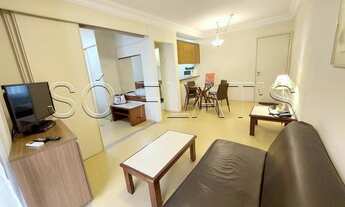 Imagem 3: Flat Central Park com 40m² e 1 dorm para locação nos Jardins próximo Av Paulista