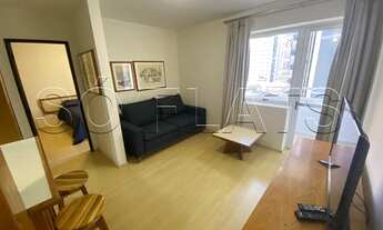 Imagem 3: Flat mobiliado com 42m² com quarto, sala, cozinha completa e banheiro, a 200 m da Av. Paul