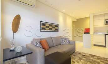 Imagem 5: Flat disponível para locação no Itaim, com fácil acesso as principais vias de São Paulo