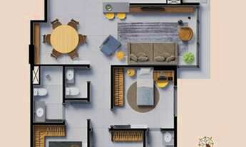 Imagem 7: Ouro Branco VI - Aptos Tipo e Coberturas Lineares - Águas Claras