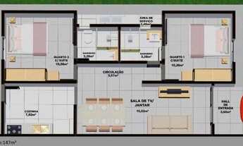 Imagem 4: Casa na Conceição 1 sendo 2/4 e duas suítes