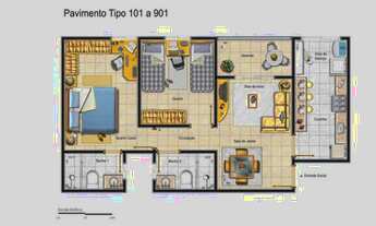 Imagem 3: Alugo Apartamento em Águas Claras. 2 Quartos. Barato. Todas taxas inclusas!