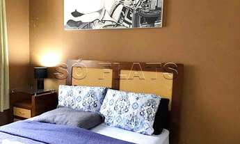 Imagem 6: Flat em Moema com 2 dorms para locação, prox a Av Ibirapuera, Metrô Moema, fácil acesso ao